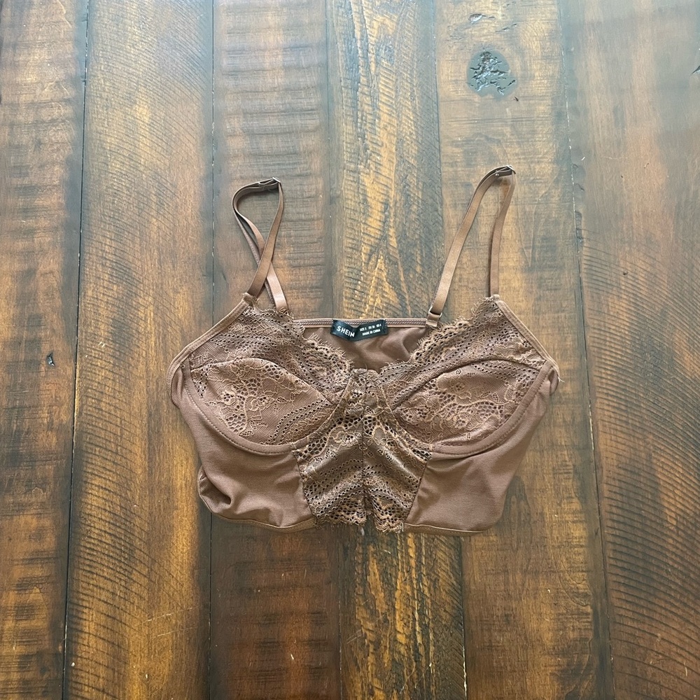Brown Corset Top